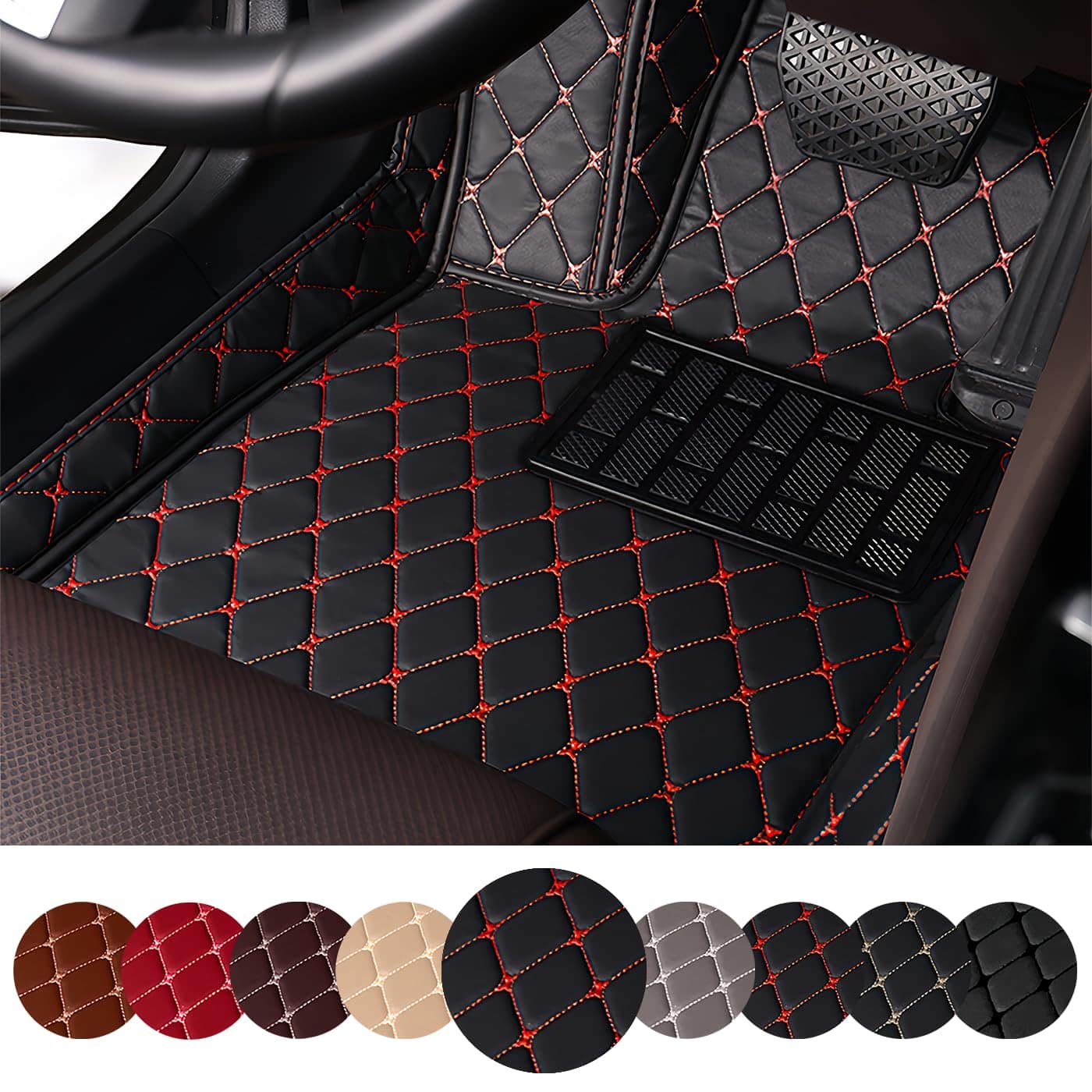 Tapetes para piso de Cuero para Ford Taurus 2000-2019,