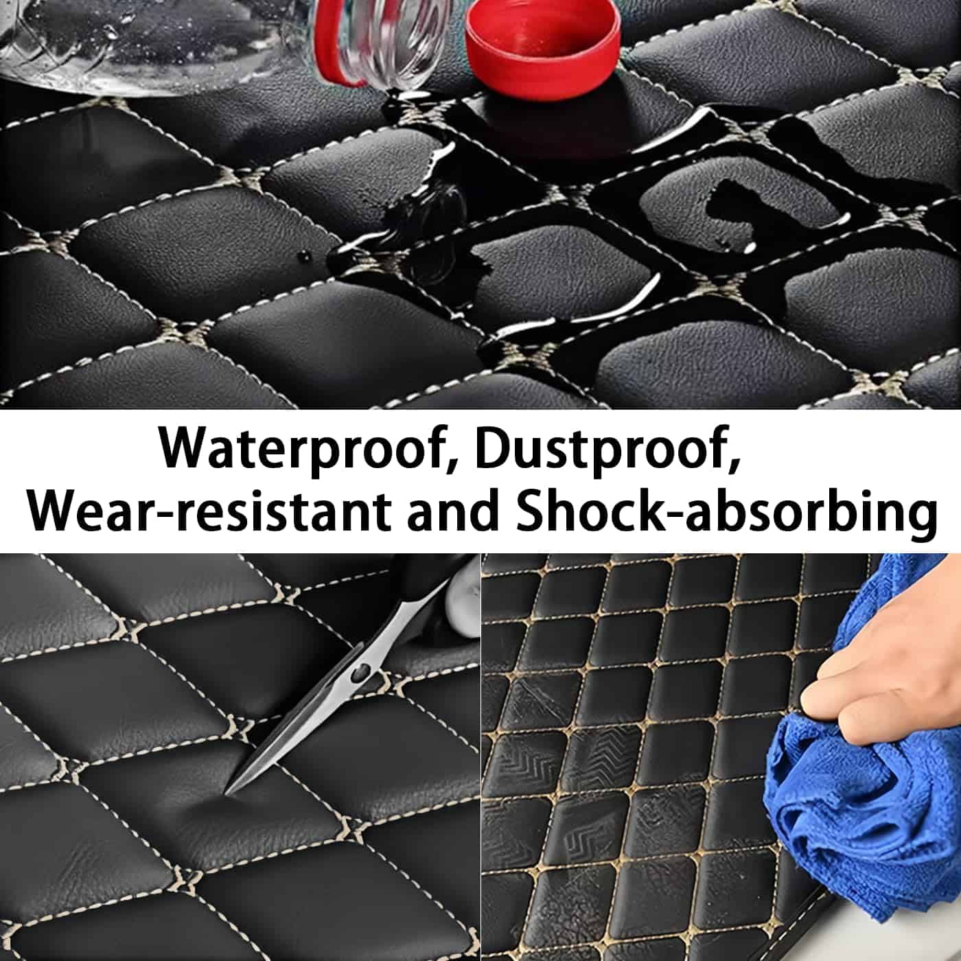 Tapetes para piso de Cuero para Ford Taurus 2000-2019, - Imagen 3