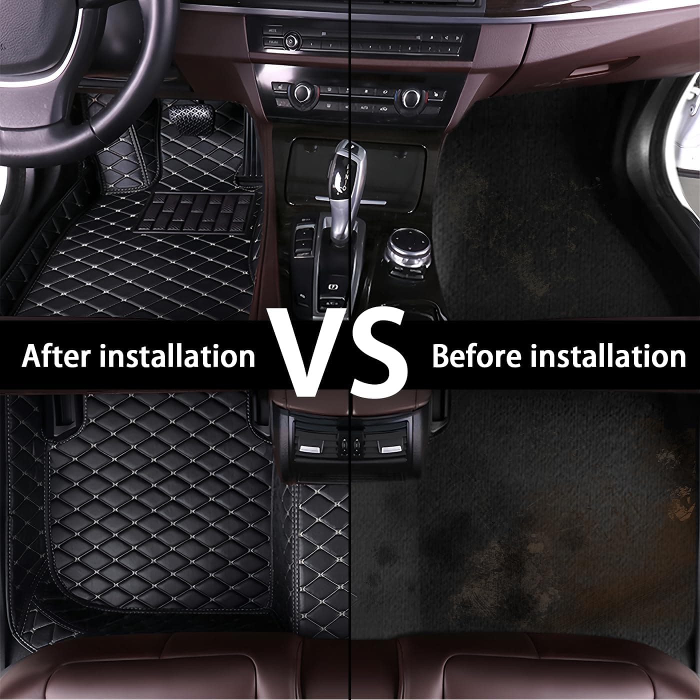 Tapetes para piso de Cuero para Ford Taurus 2000-2019, - Imagen 4