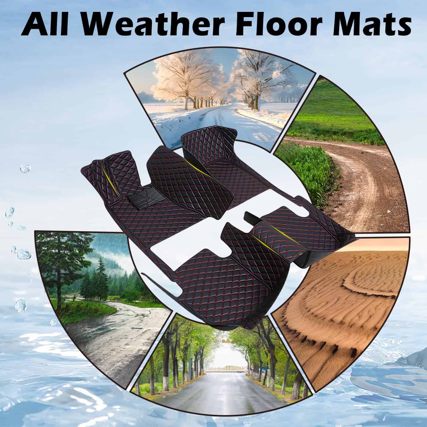 Tapetes para piso de Cuero para Ford Taurus 2000-2019, - Imagen 5