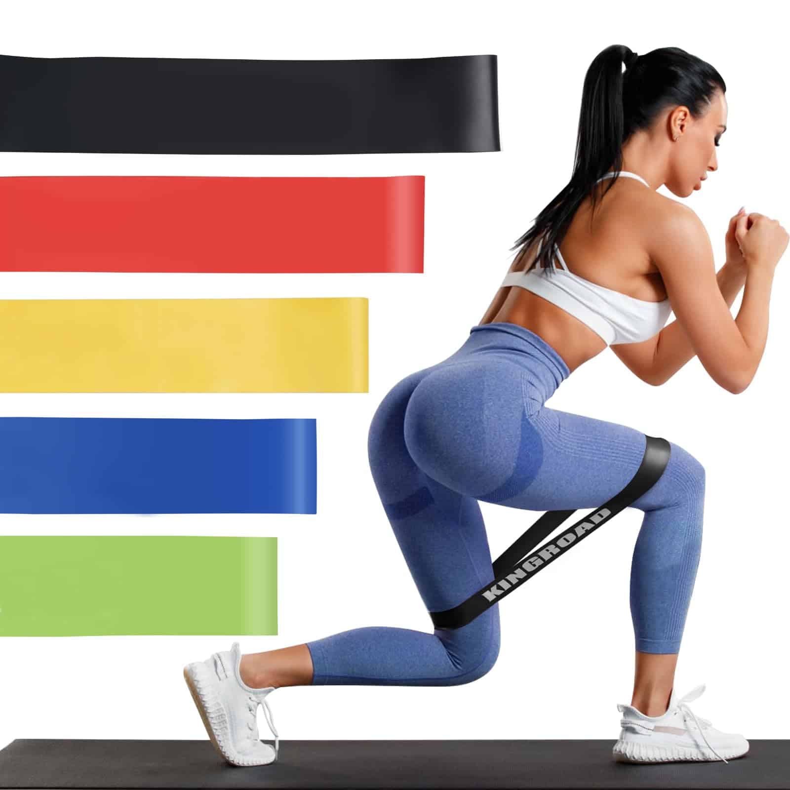 Bandas de Resistencia para Ayuda en Pull Ups, Conjunto de 5