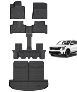 AIPOIL Tapetes para Piso y Forro de Carga -Negro