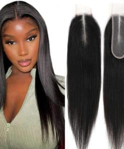 Cierre de Encaje 2x6 Piel HD 2x6 Cierre de Cabello Humano