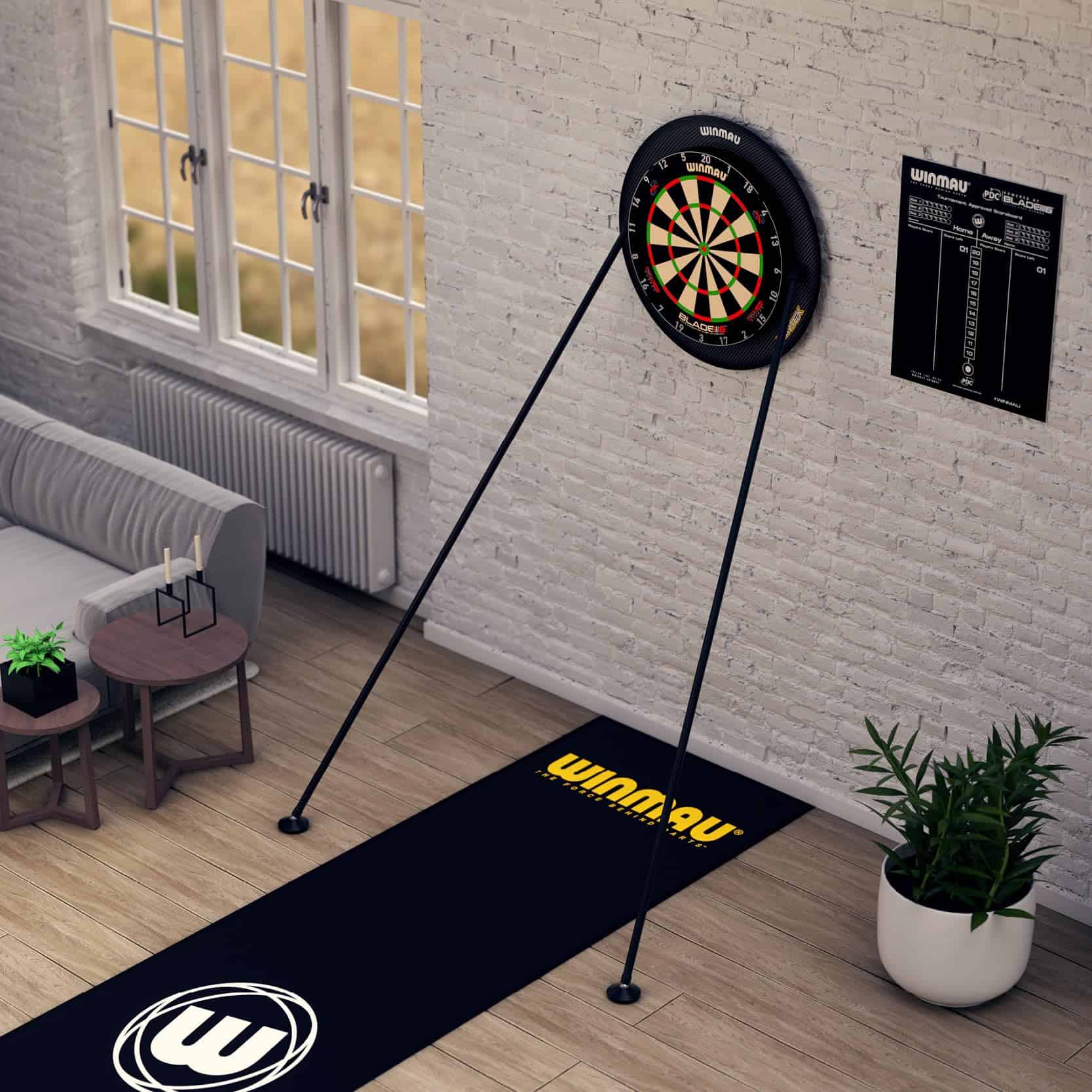 Soporte de tablero de dardos Winmau Vertex - Montaje y - Imagen 3