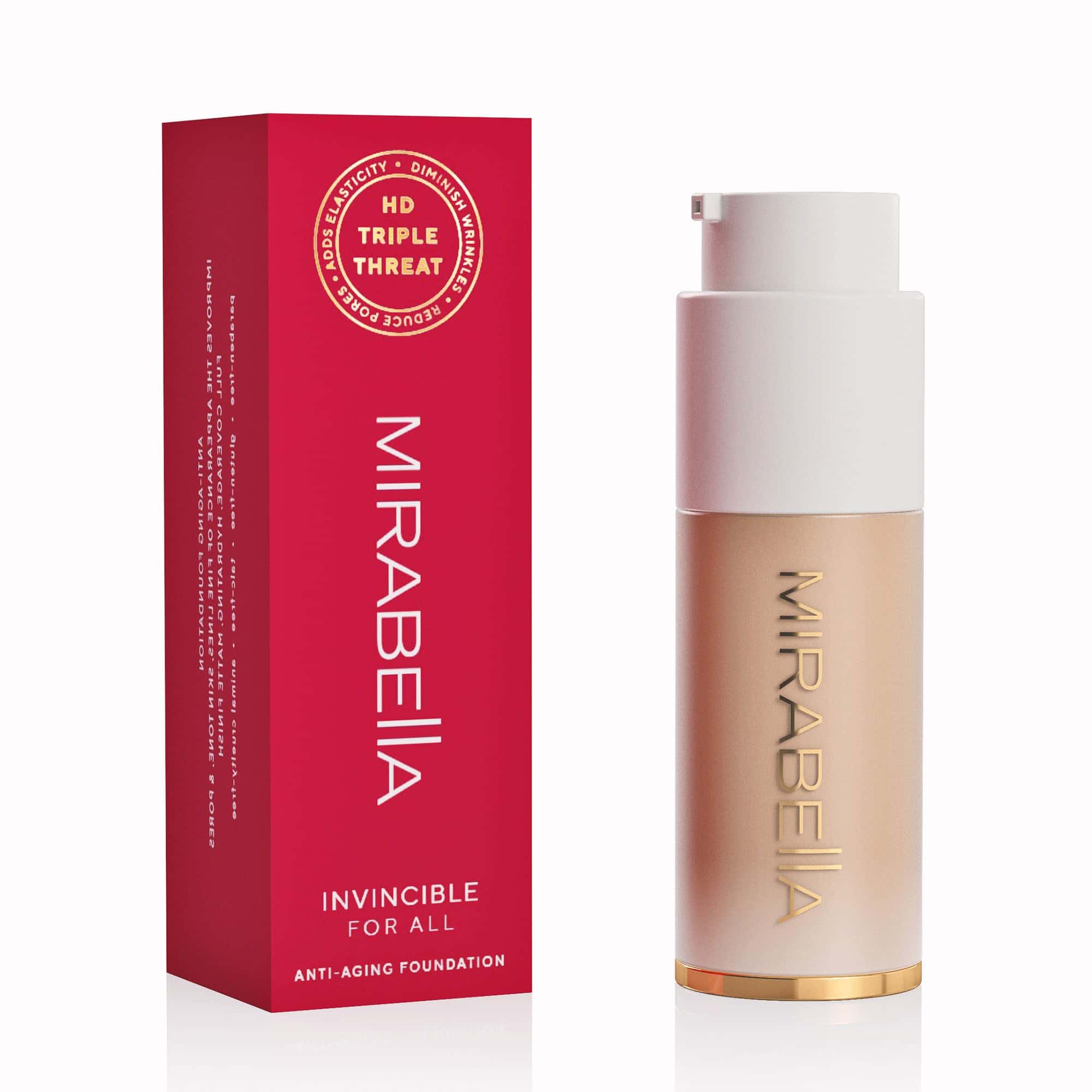 Base de Maquillaje Líquida Mirabella -Porcelain P00 - Imagen 8