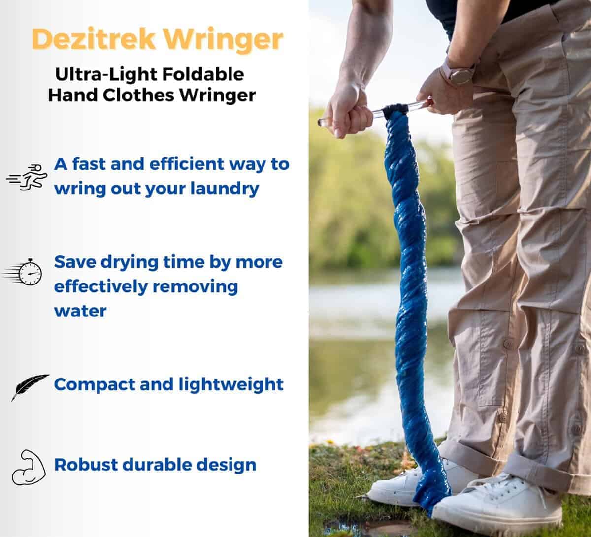 Dezitrek Original Ultra Light Clothes Wringer - Ideal para - Imagen 7