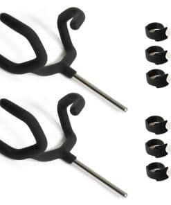 Soporte de poste de micrófono 2 Pack - Soporte de Cuna de