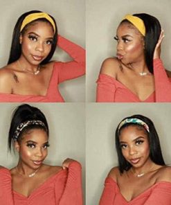 Pelucas de Cabello Humano GDWIGS Recto para Mujeres Negras