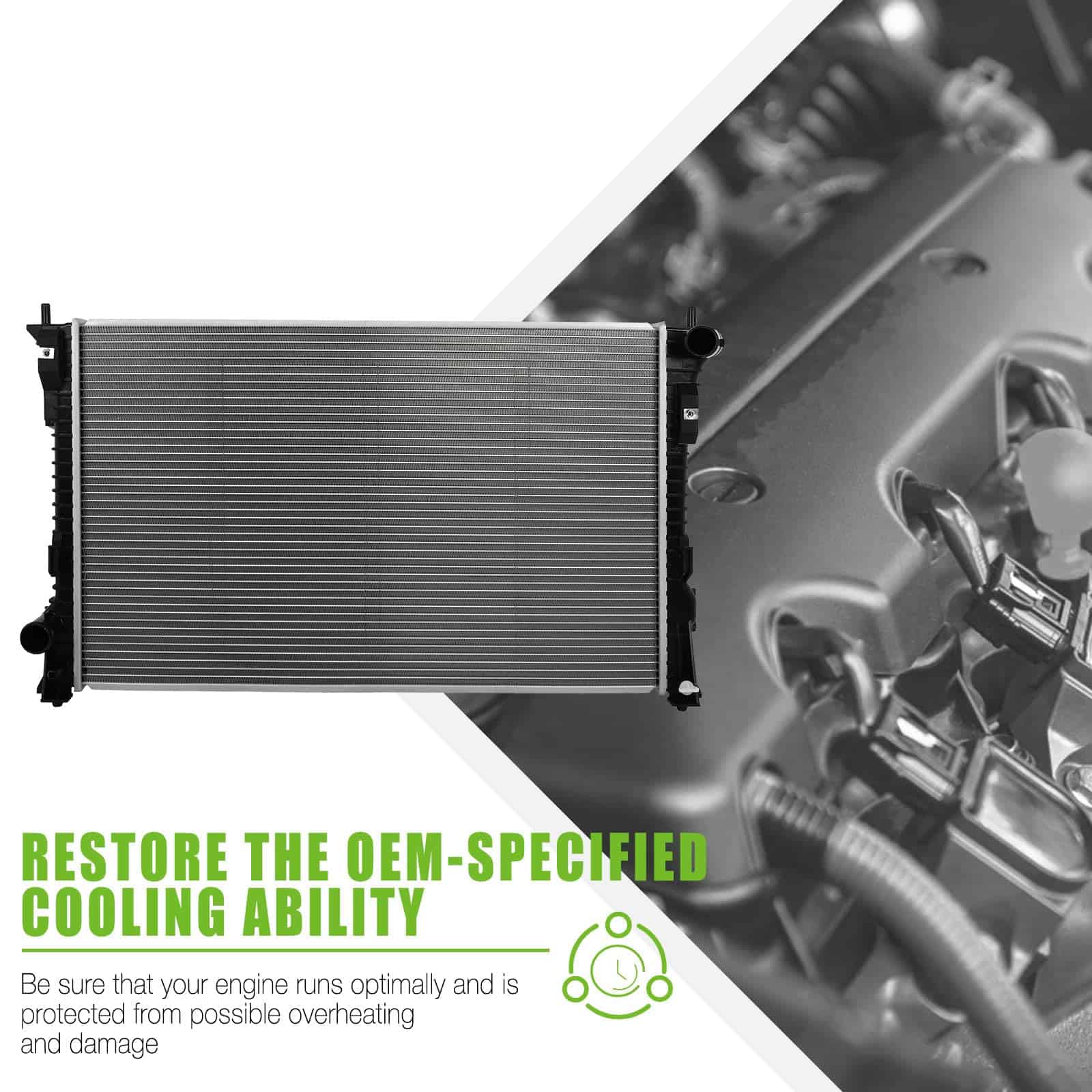 Radiator SCITOO 13362 Compatible con Ford Explorer - Imagen 6