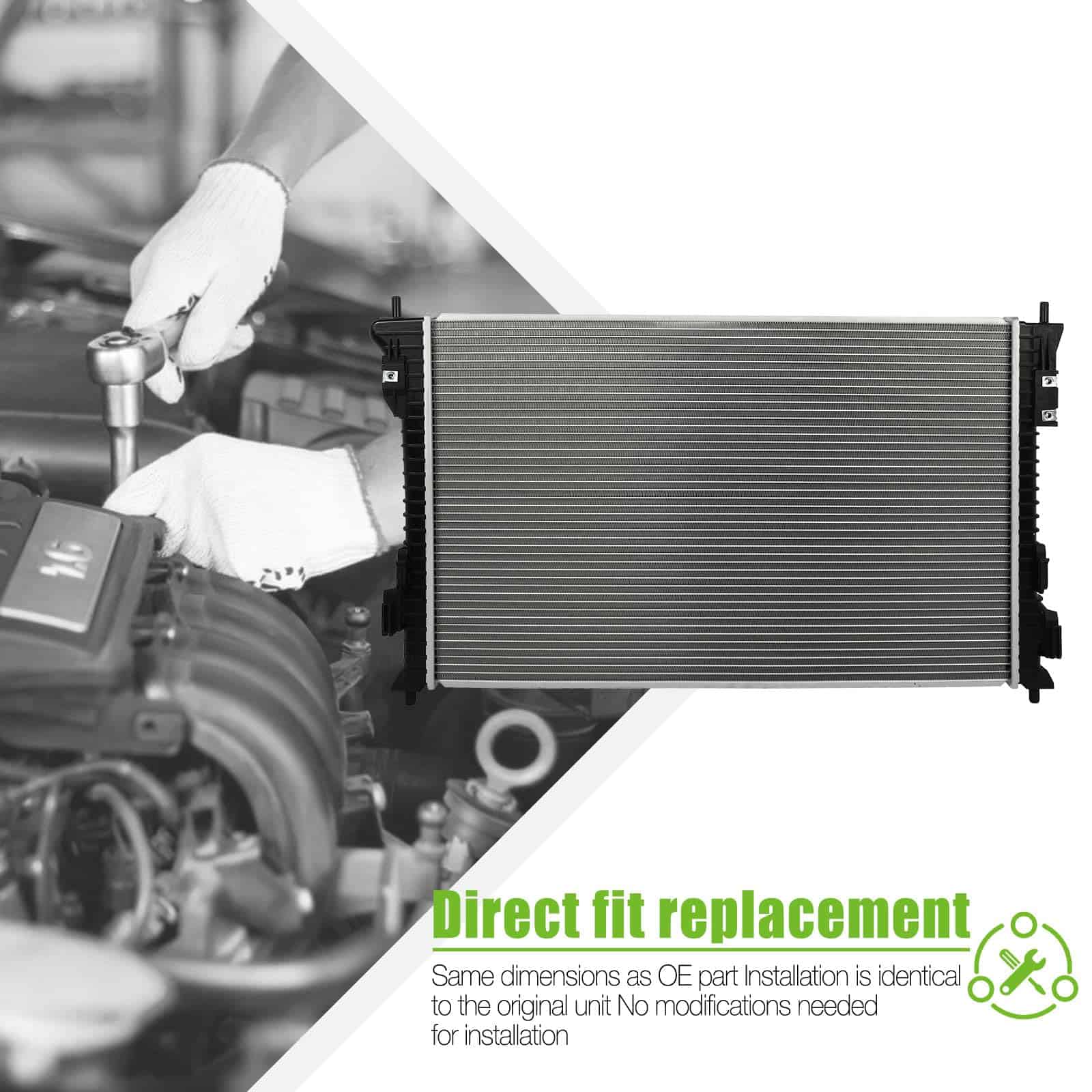 Radiator SCITOO 13362 Compatible con Ford Explorer - Imagen 5