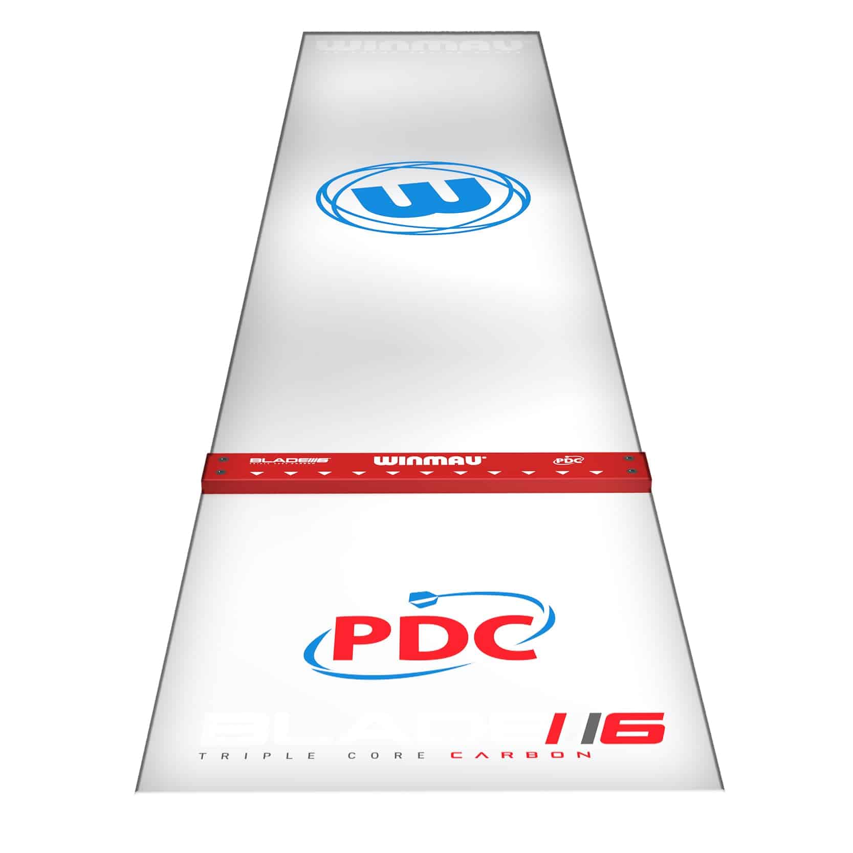 WINMAU Tapete de Dardos Clearzone PVC con Línea de