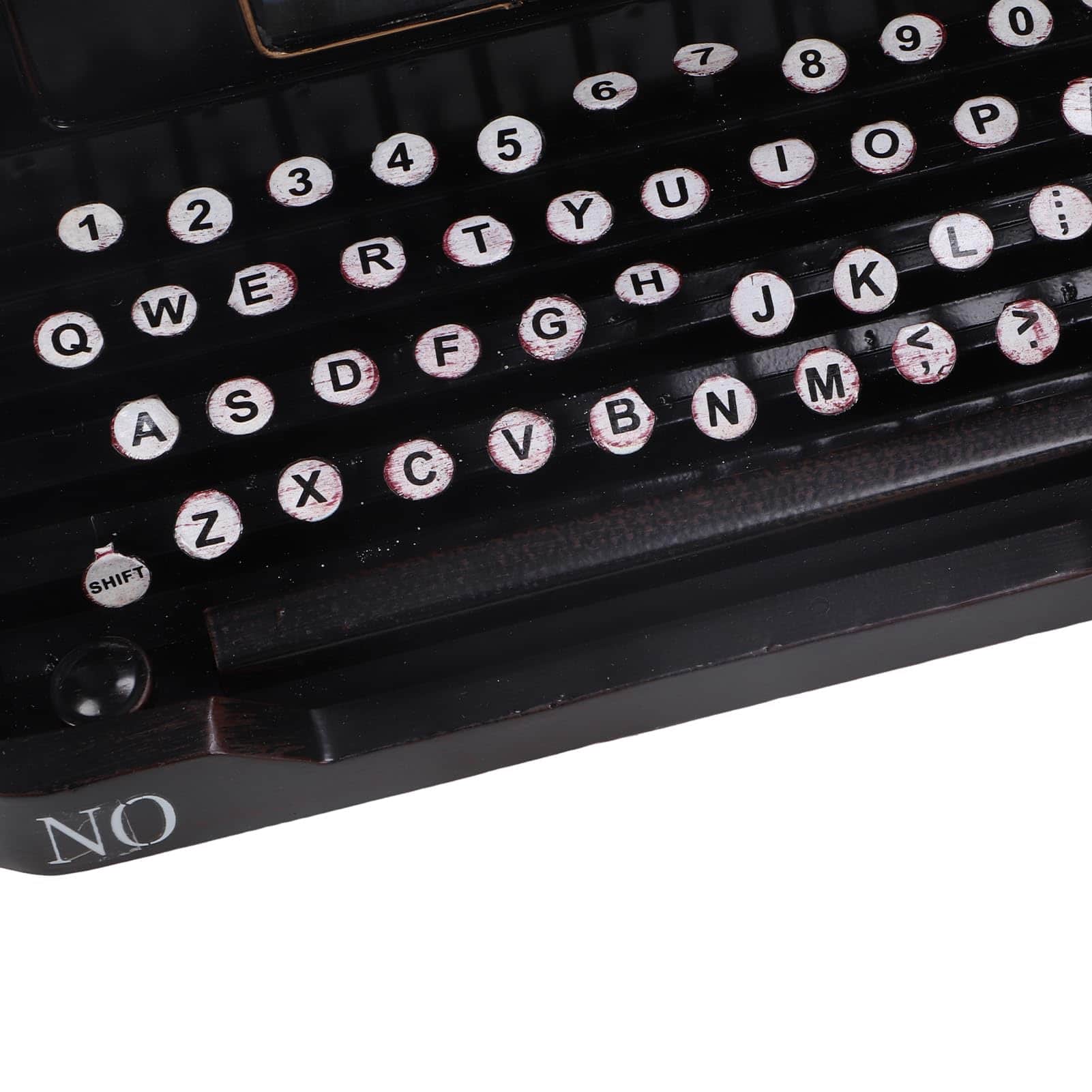 Máquina de escribir antigua Airshi, modelo negro, máquina - Imagen 9