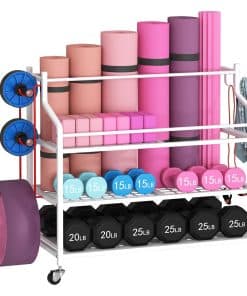 Rack de Almacenamiento para Gimnasio en Casa VILAWLENCE