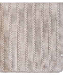 Manta de Punto Copper Pearl: Súper Suave, Elástica 36"x36"