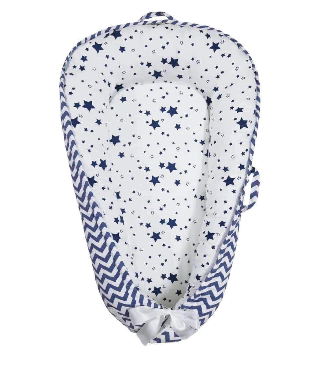 Aila+Aiden Baby Nest, Baby Lounger, Almohada de algodón