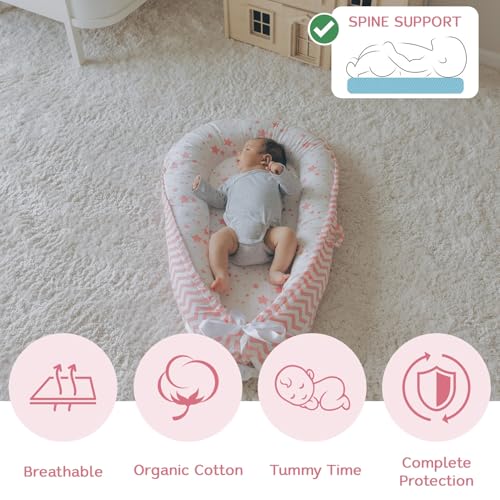 Nido de bebé Aila+Aiden, Lounger para bebé, Lounger de - Imagen 3