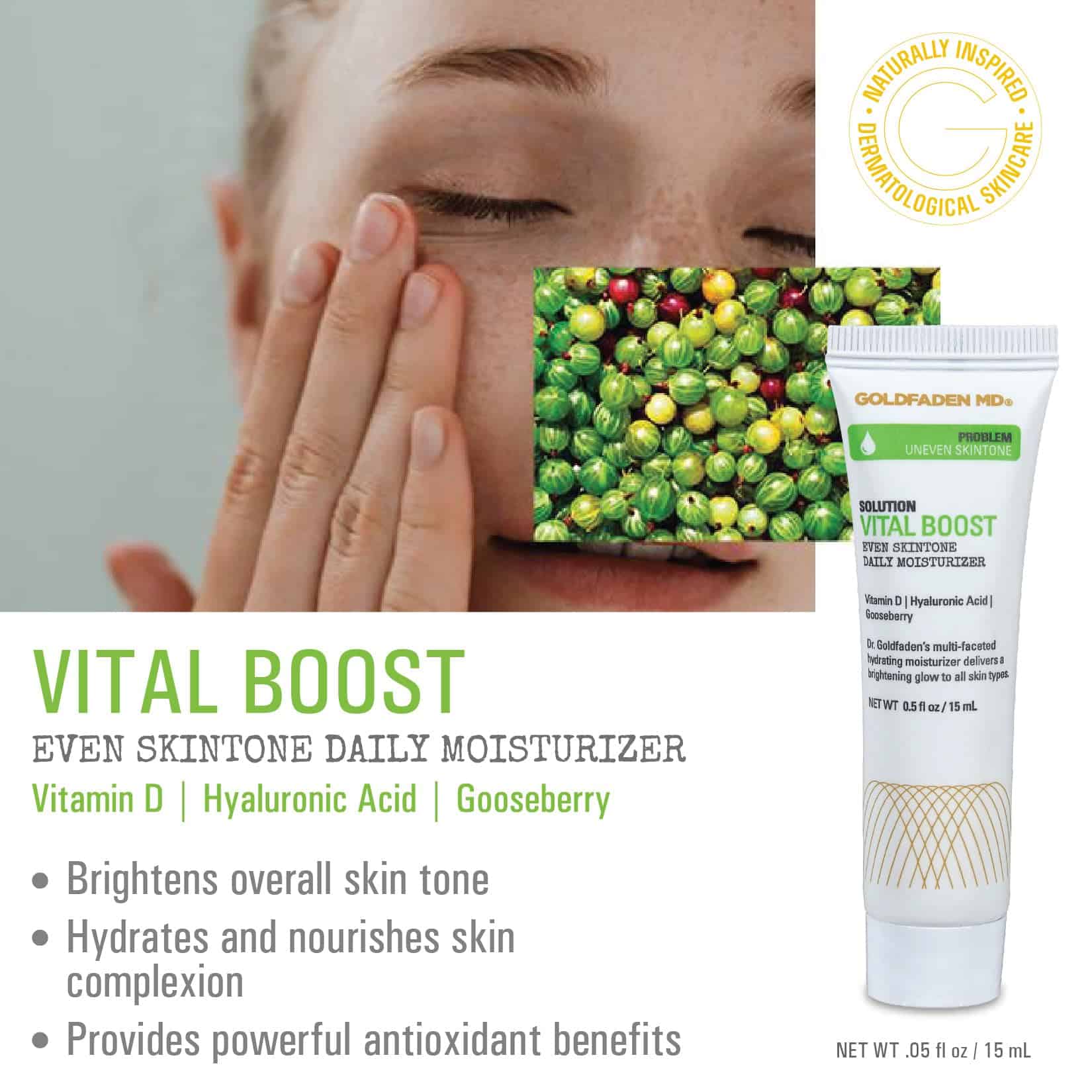 Set de Inicio Goldfaden MD para Resplandor - Transforma tu - Imagen 5