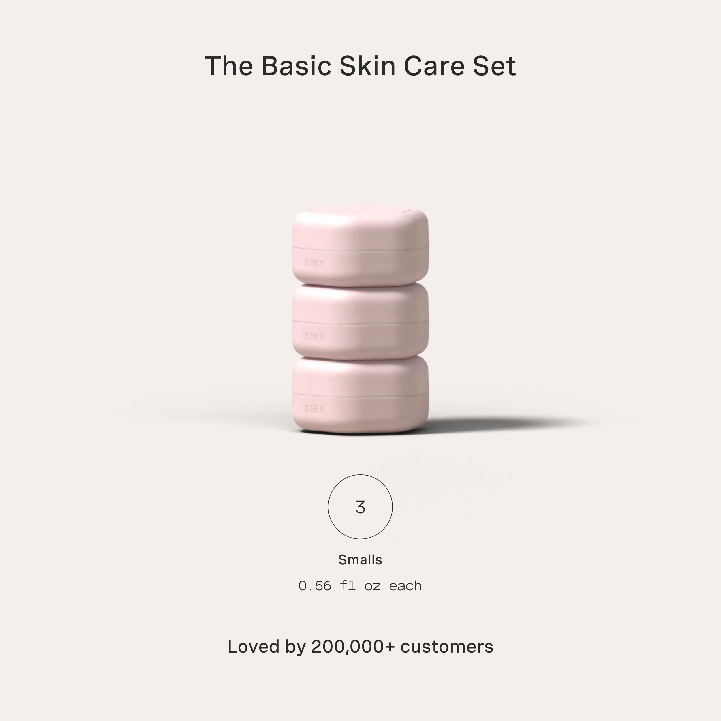 Set de Viaje de Contenedores de Cuidado Básico de la Piel - Imagen 3