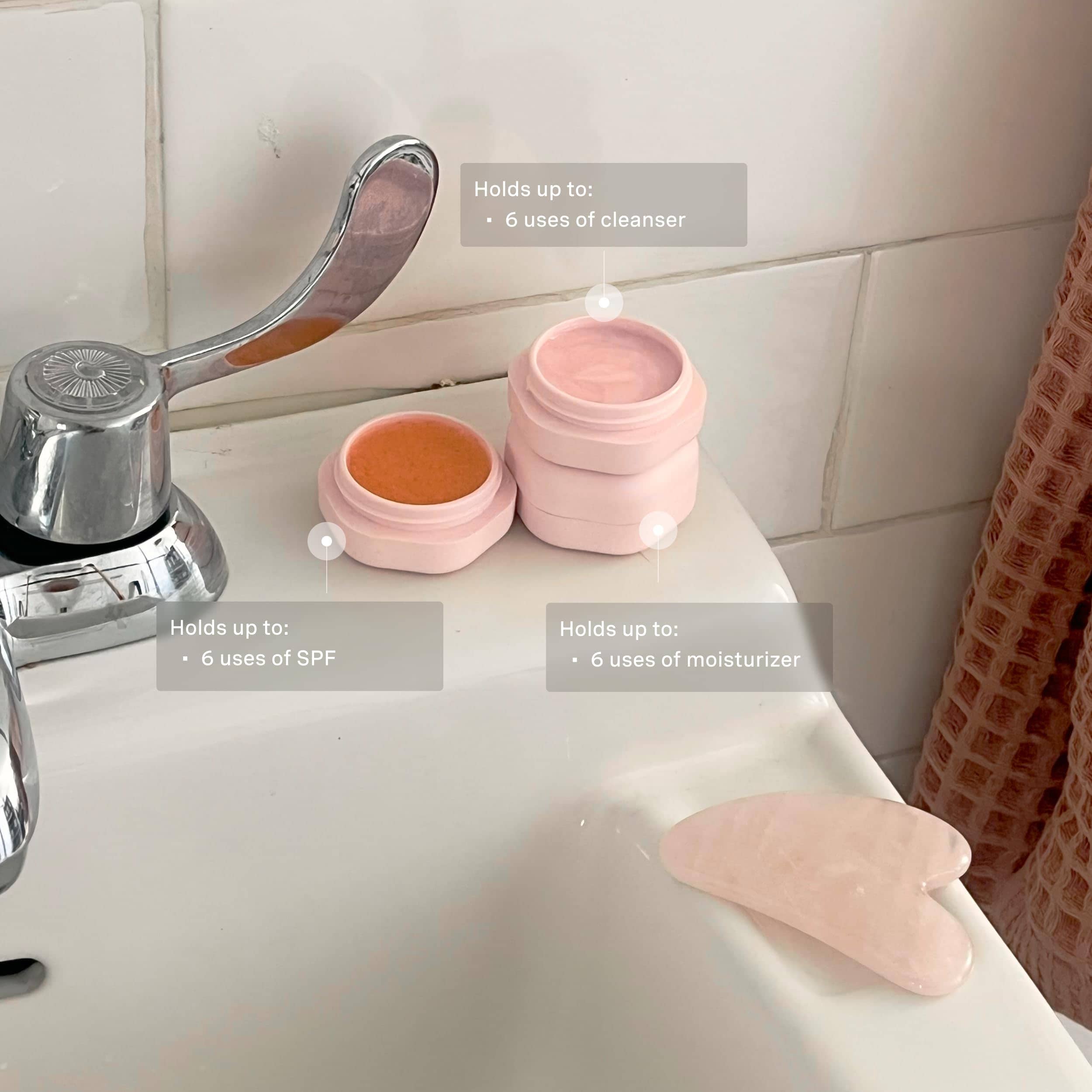 Set de Viaje de Contenedores de Cuidado Básico de la Piel - Imagen 5