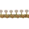 Guyker 6 Inline Vintage Guitar Lock -Dorado - Mango Crema