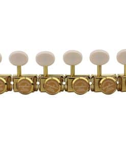 Guyker 6 Inline Vintage Guitar Lock -Dorado - Mango Crema