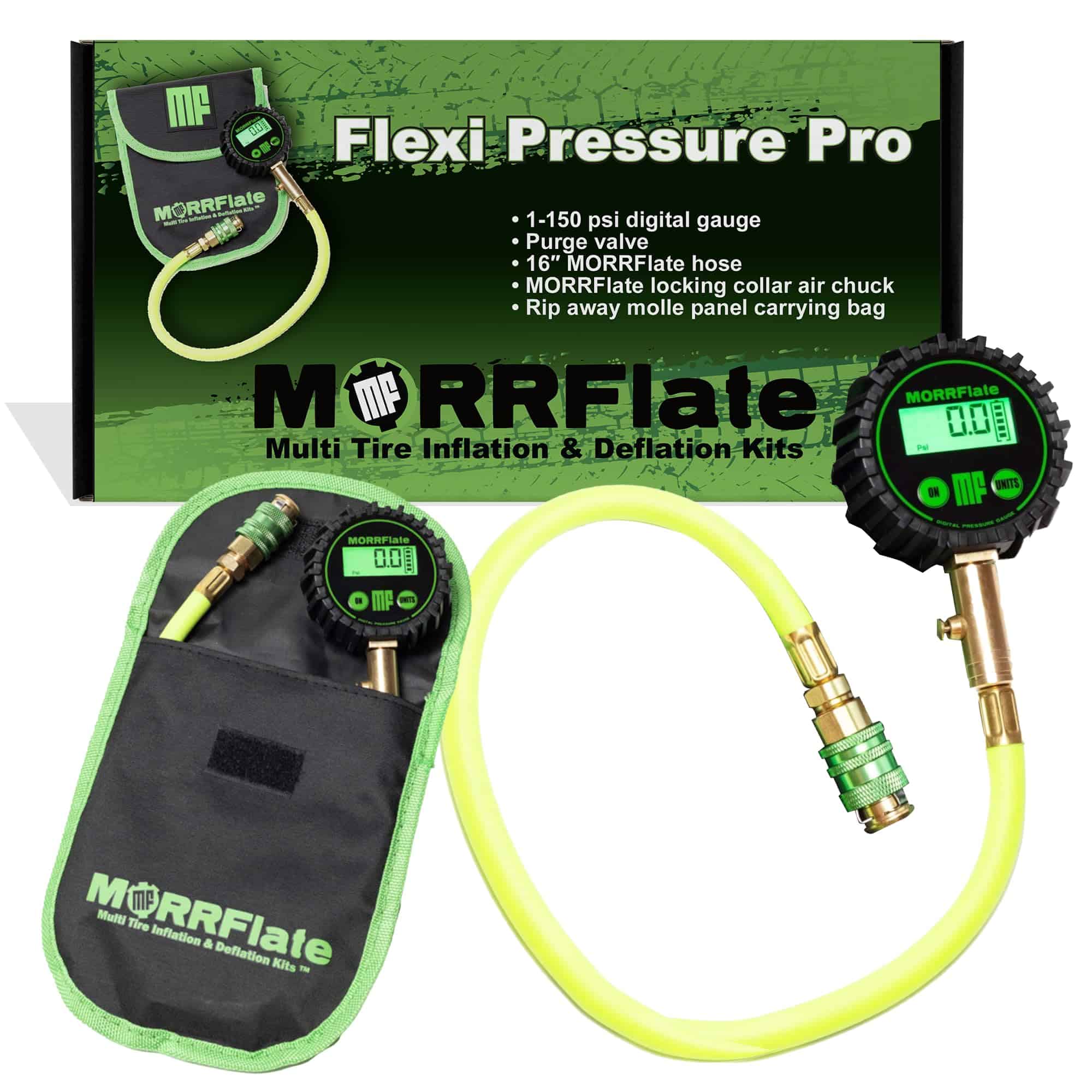 Medidor de presión de neumáticos digital MORRFlate MF Flexi