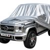 Cubierta de coche impermeable plateada para Mercedes W463