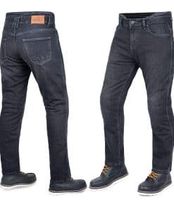 Pantalones protectores de motocicleta para hombres en denim
