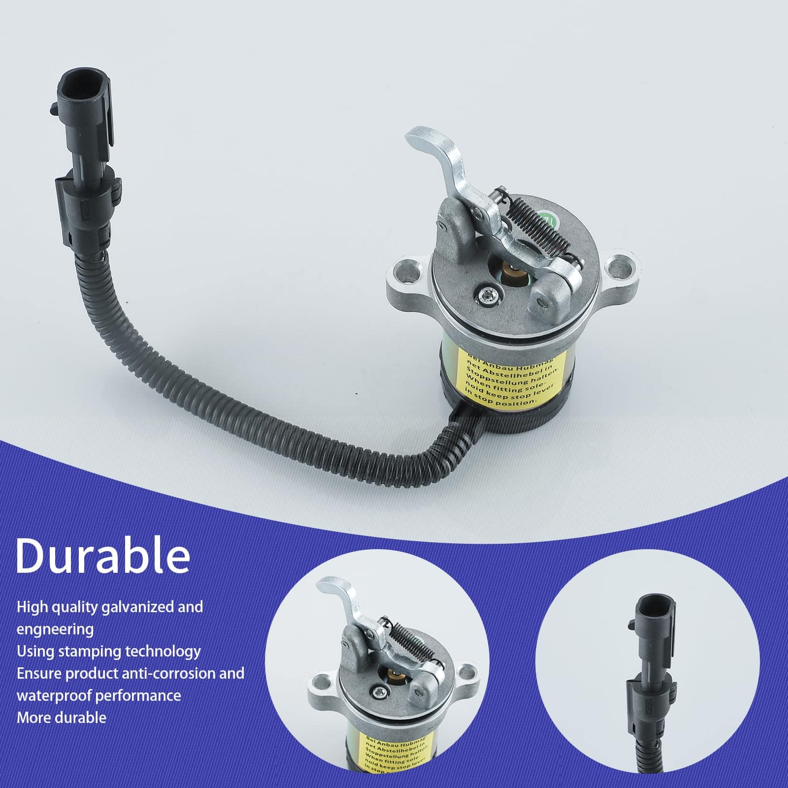 Válvula solenoide de apagado de combustible 04103808 - Imagen 4