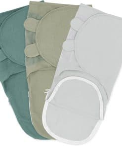 Manta de envolver fácil Comfy Cubs, paquete de 3 -