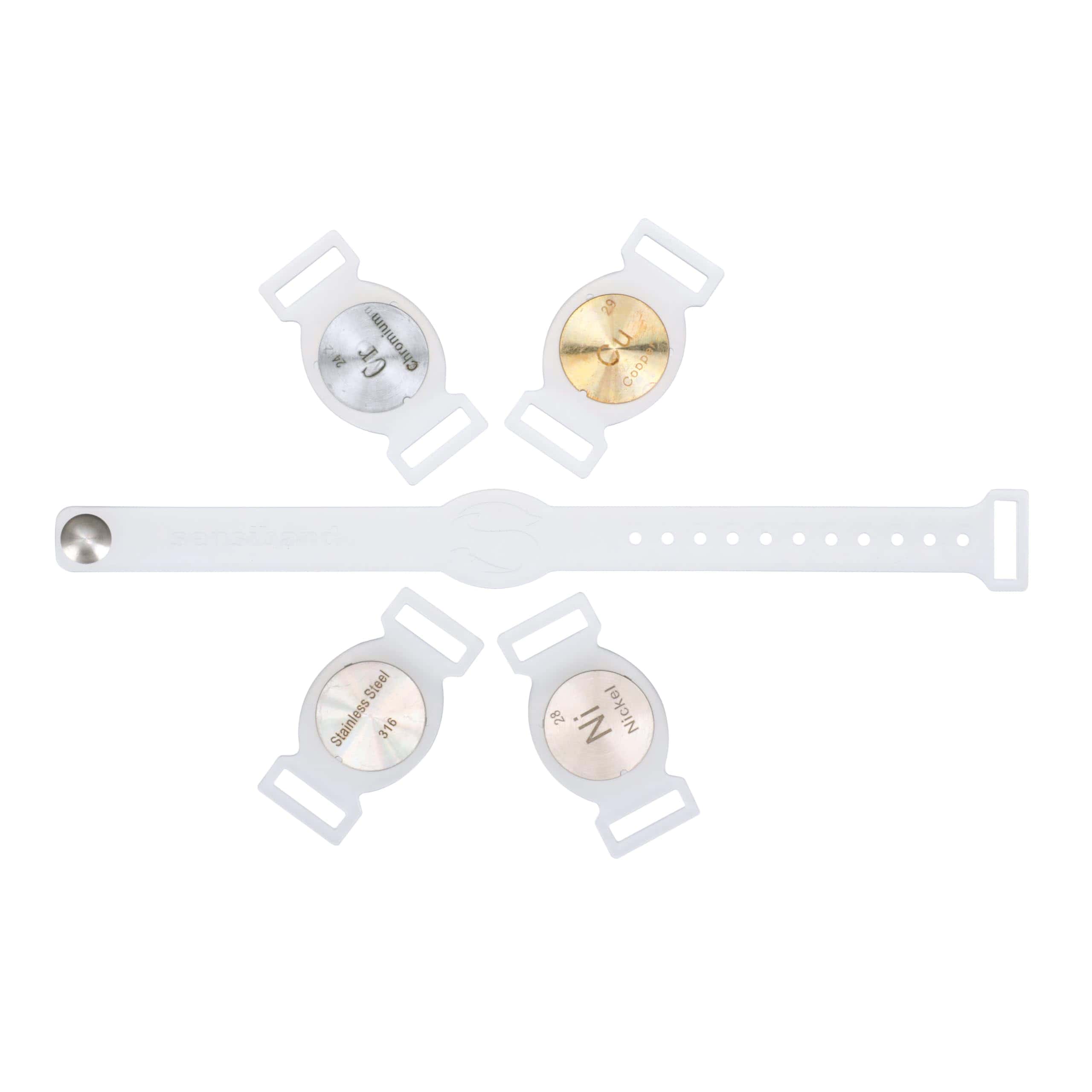 Sensiband Prueba de Alergia a los Metales para Piercings,
