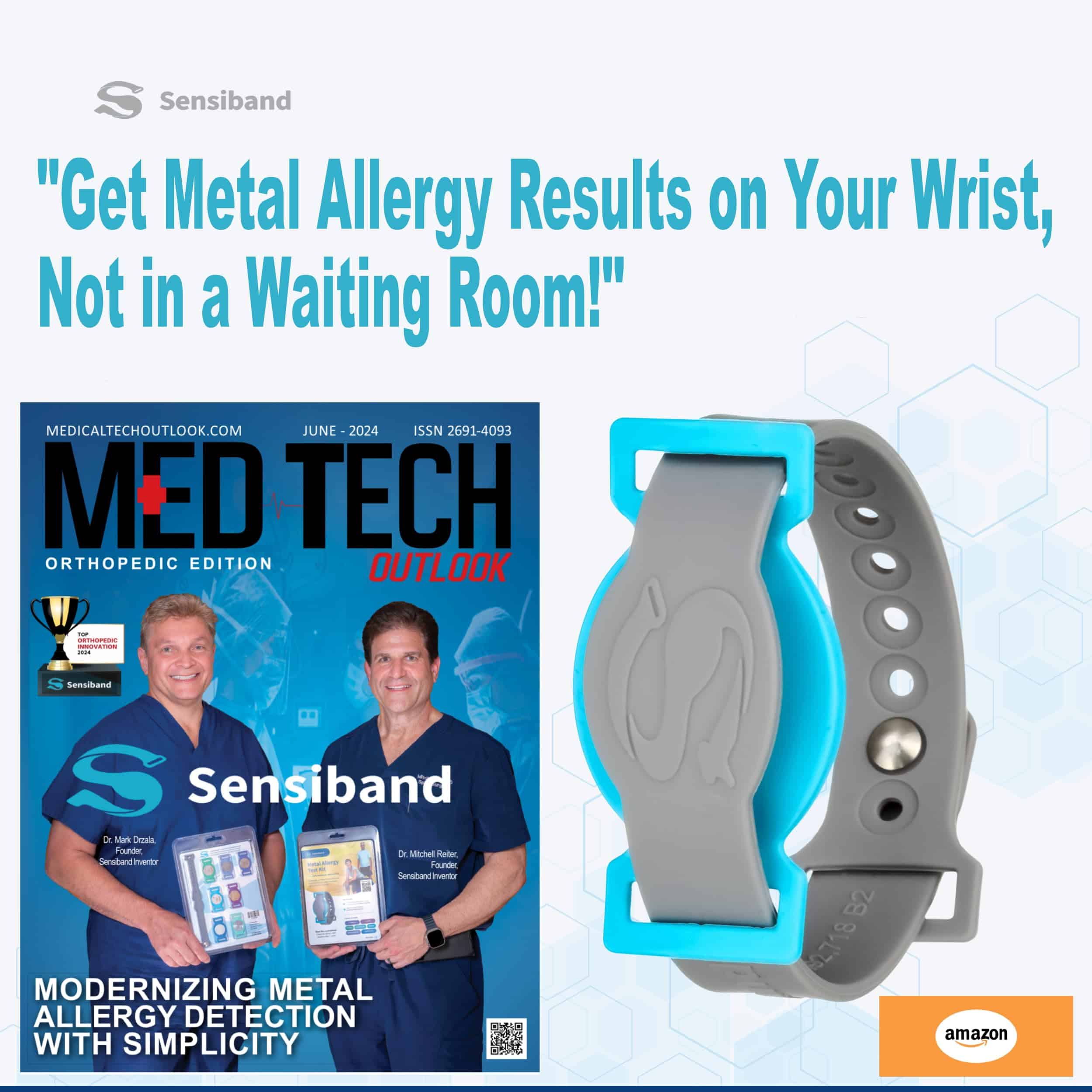 Sensiband Prueba de Alergia a los Metales para Piercings, - Imagen 9