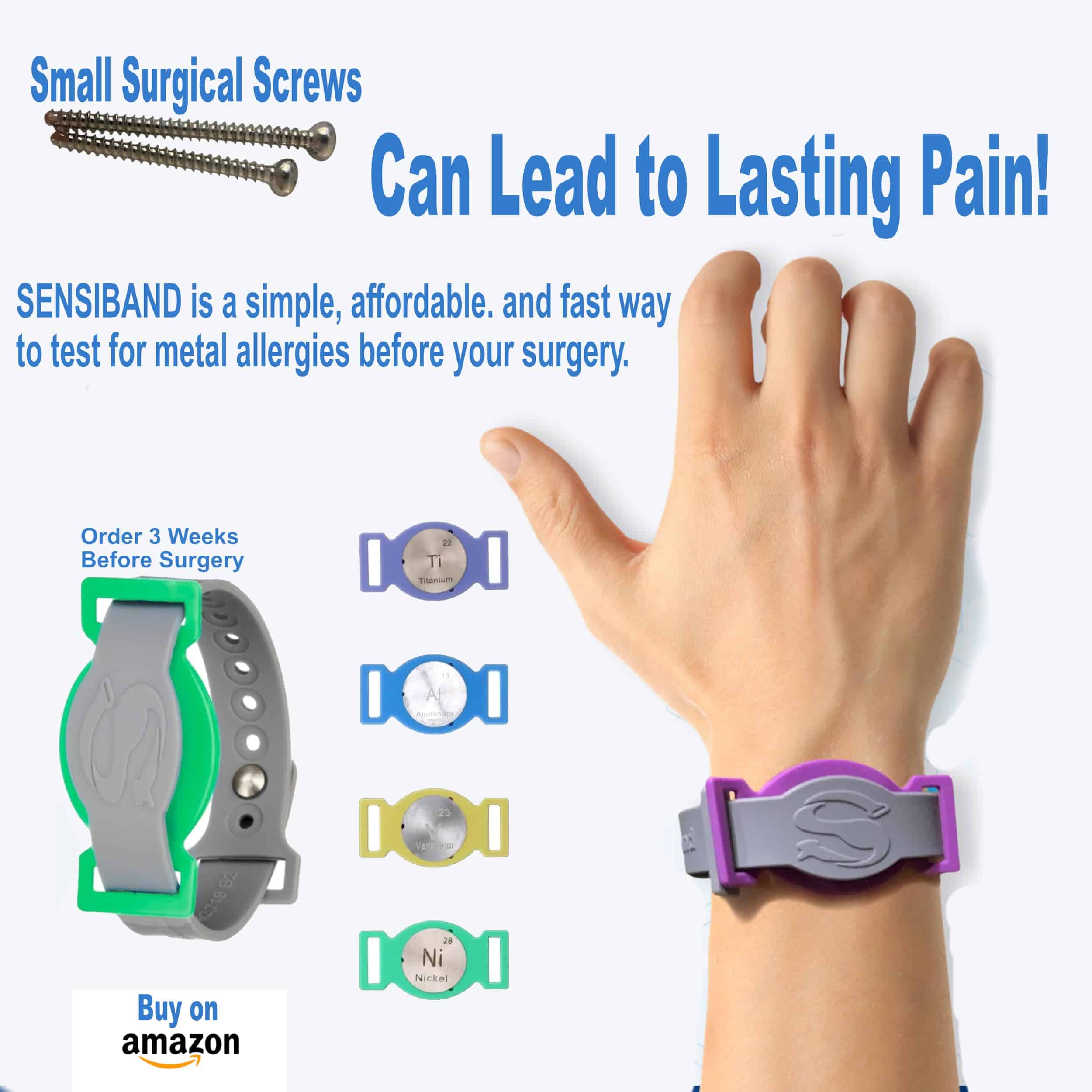 Sensiband Prueba de Alergia a los Metales para Piercings, - Imagen 7