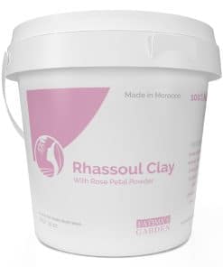 Rhassoul de Jardín de Fátima con Pétalos de Rosa -