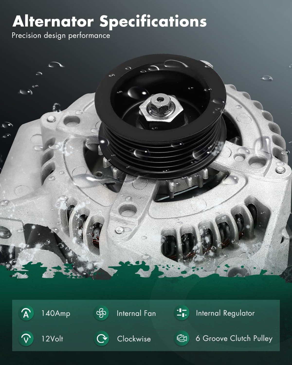 Nuevo Alternador SCITOO Compatible con Buick Lucerne - Imagen 3