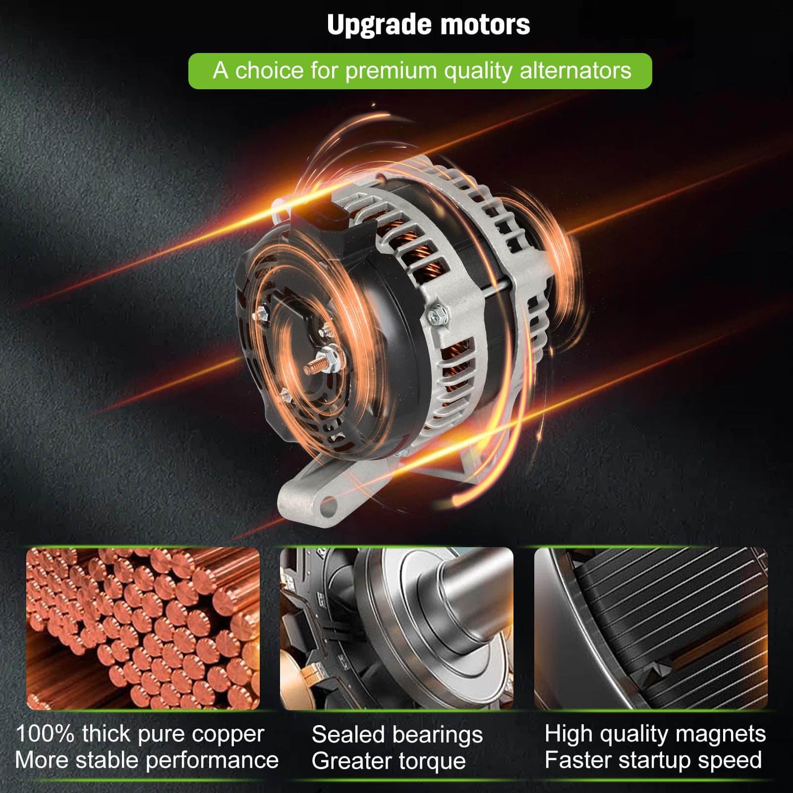 Nuevo Alternador SCITOO Compatible con Buick Lucerne - Imagen 9