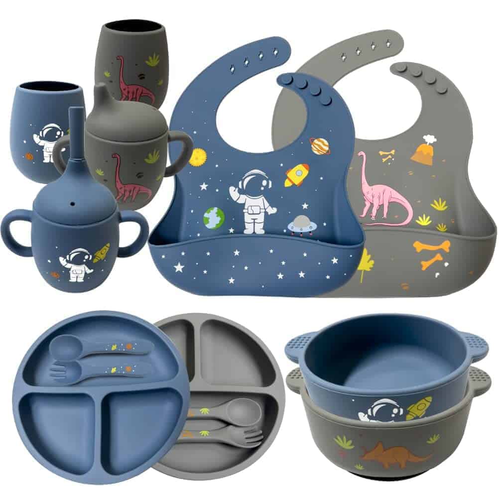 Set de Alimentación para Bebé Visucachi con Platos,
