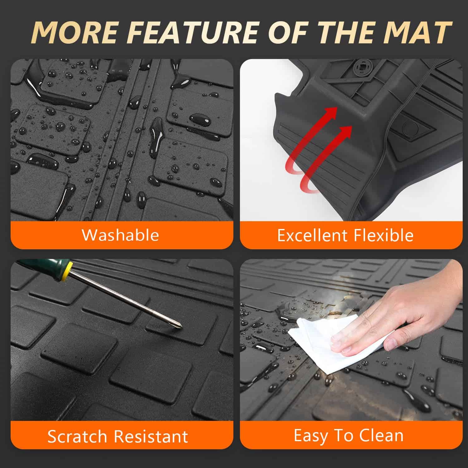 Tapetes para piso compatibles con Jeep Cherokee 2019-2023 - Imagen 6