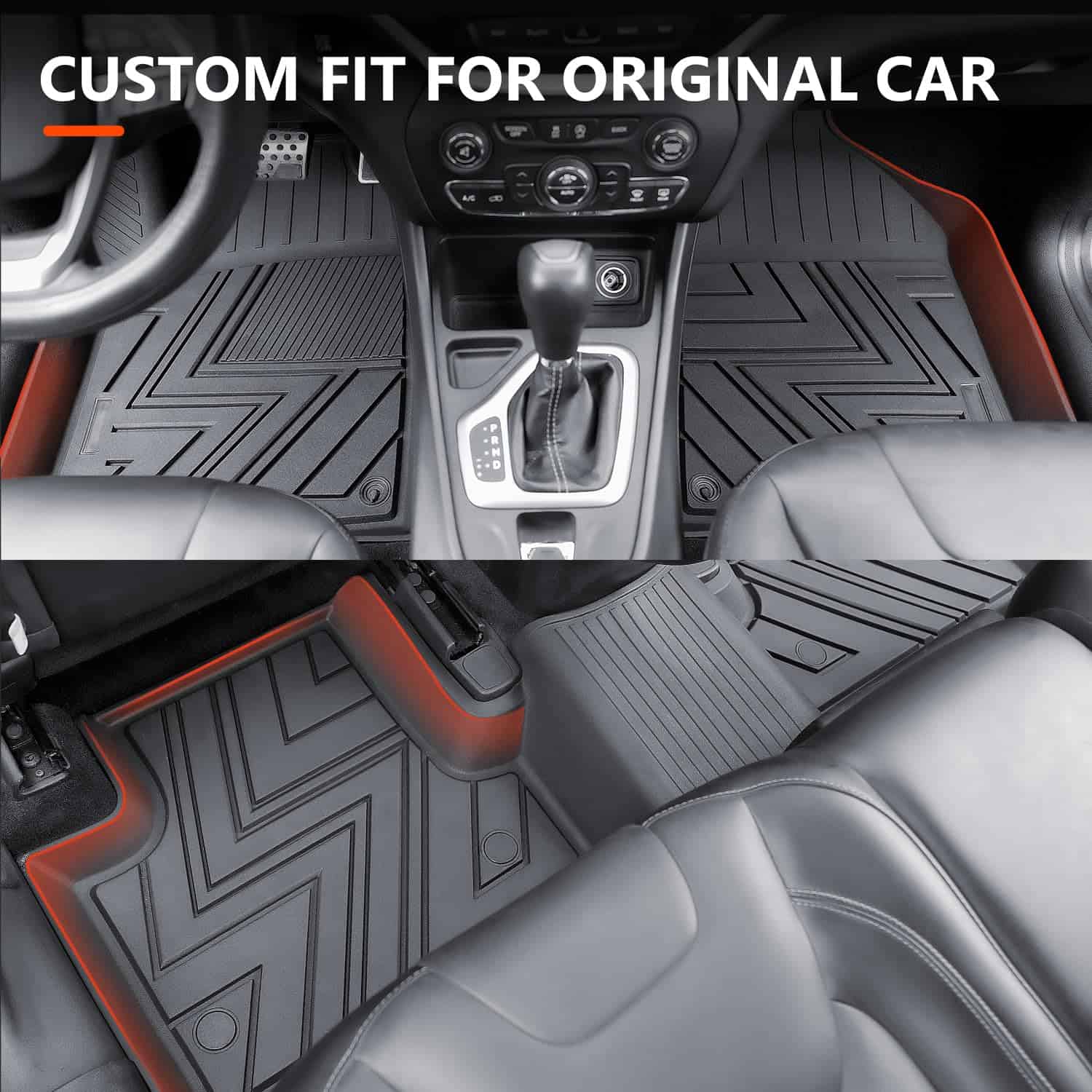 Tapetes para piso compatibles con Jeep Cherokee 2019-2023 - Imagen 4