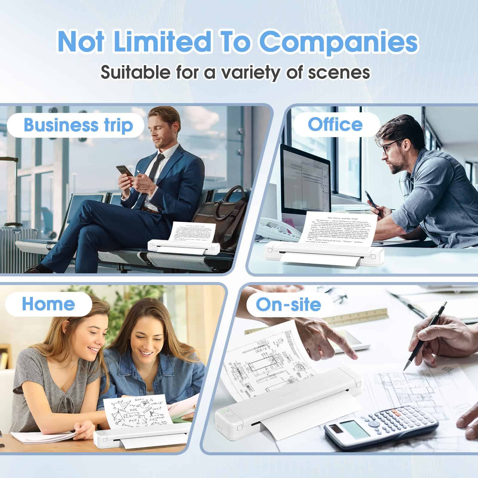 Impresora Portátil Inalámbrica Odaro - P831 Impresora - Imagen 6