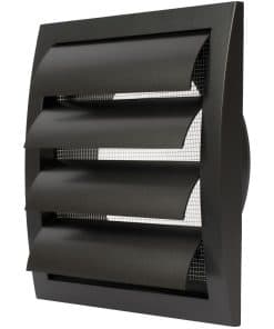 Campana de escape de antracita de 6 pulgadas con protector