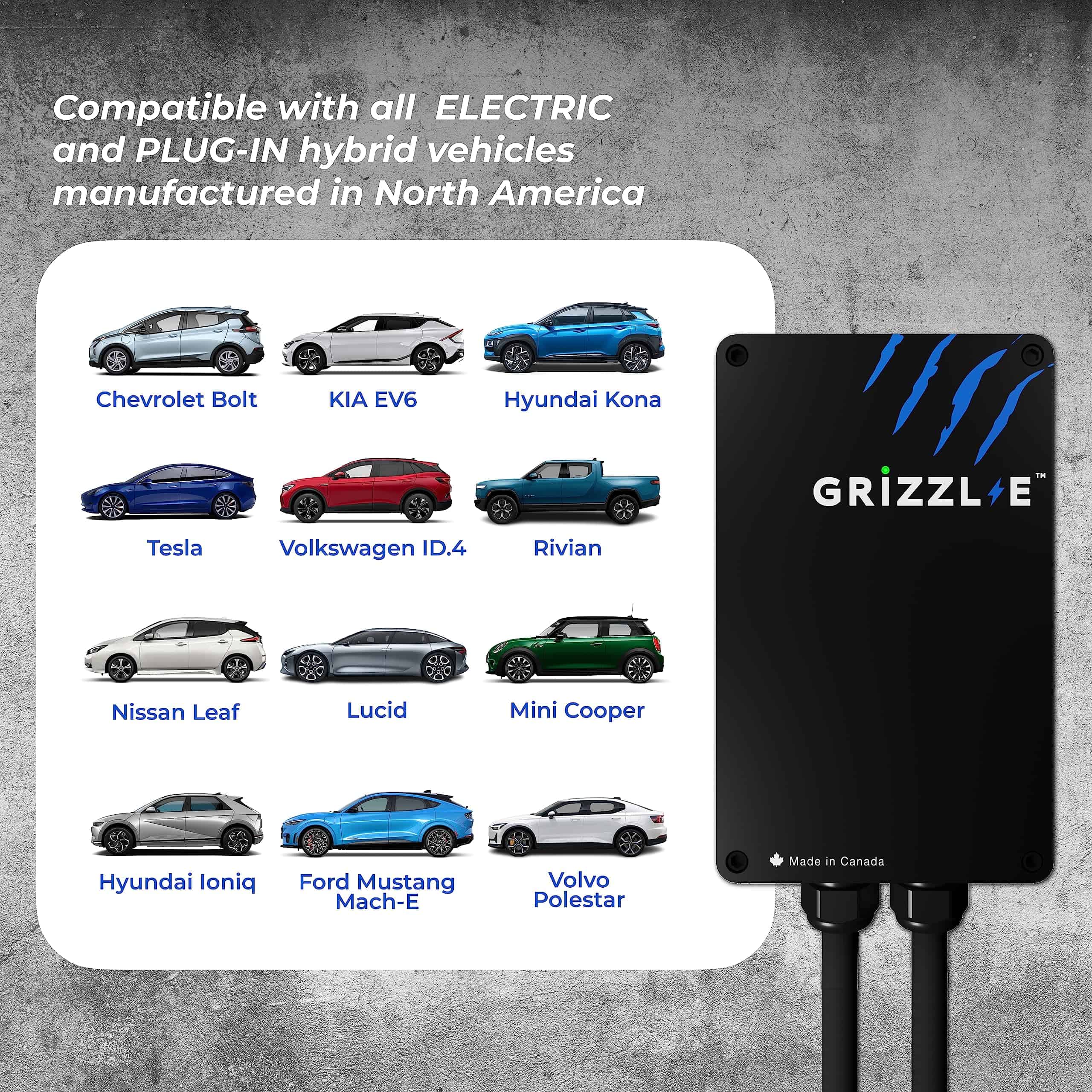 Cargador de Vehículo Eléctrico (EV) Grizzl-E -Negro - Imagen 6