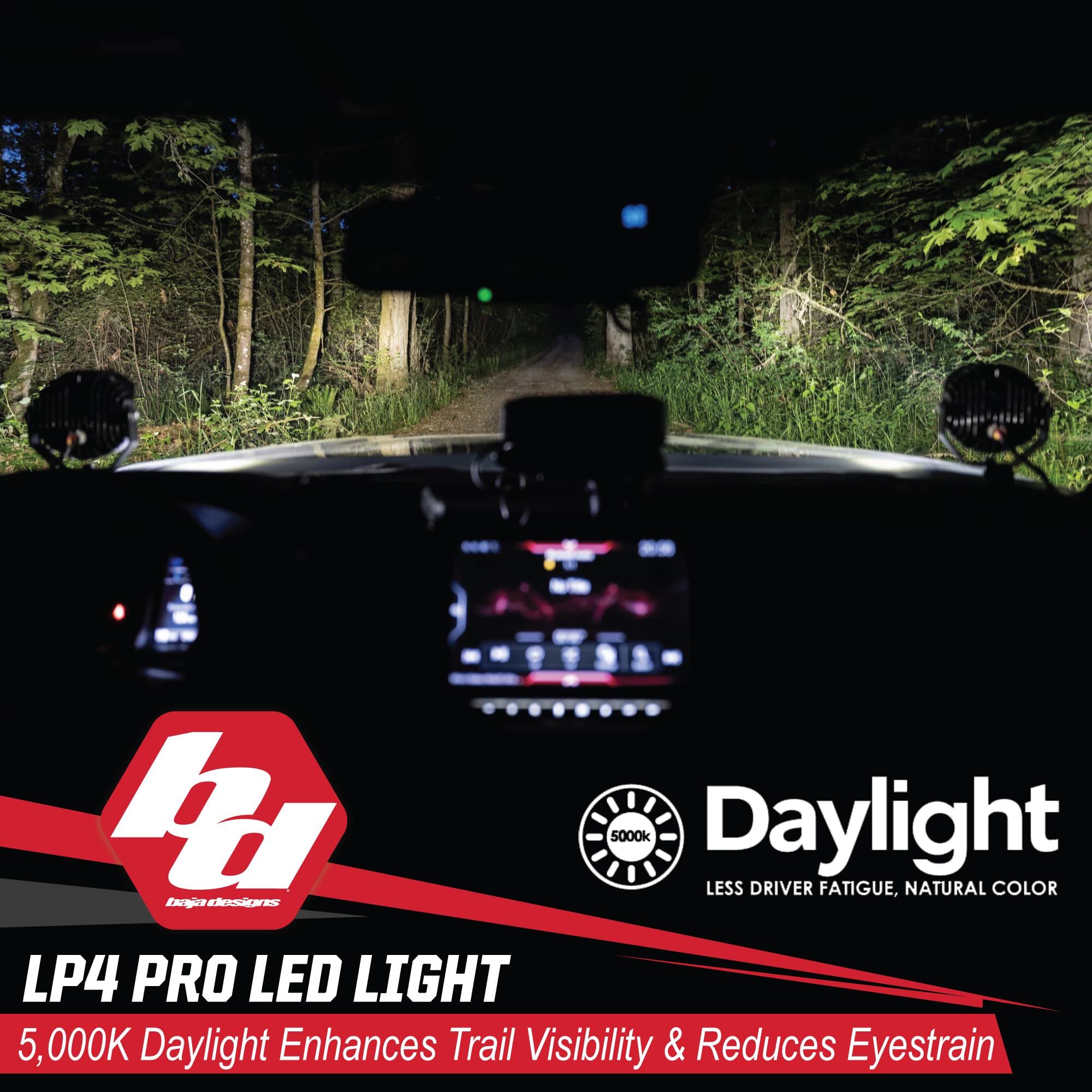 Baja Designs LP4 Pro LED Light Pod with Backlight - - Imagen 6