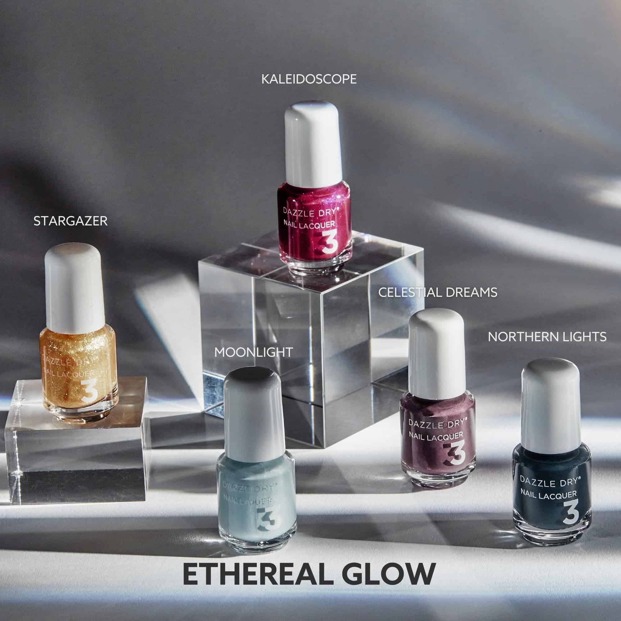 Dazzle Dry Mini Flight - Ethereal Glow Mini Kit - 5 Mini - Imagen 5