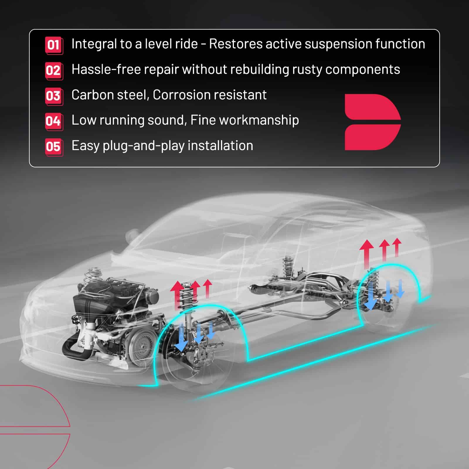 Compresor de suspensión neumática BDFHYK -erokee WK - Imagen 6