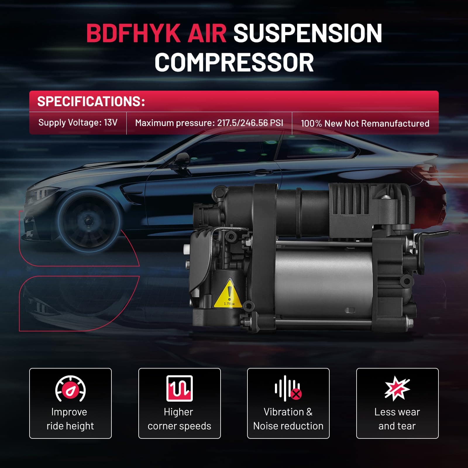 Compresor de suspensión neumática BDFHYK -erokee WK - Imagen 3
