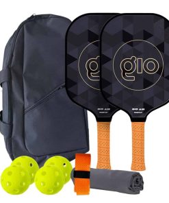 Set de 2 Raquetas de Pickleball GIO Air, 4 Pelotas, 1