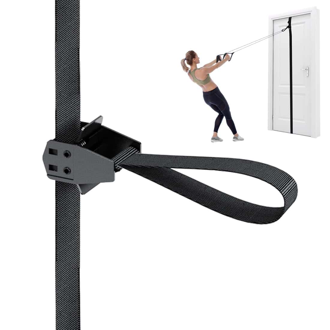 FITKIT Correas de Anclaje Móviles para Puertas y Paredes
