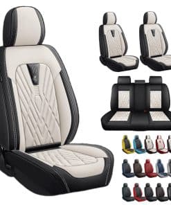 Fundas Universales para Asientos de Coche de Cuero Nappa