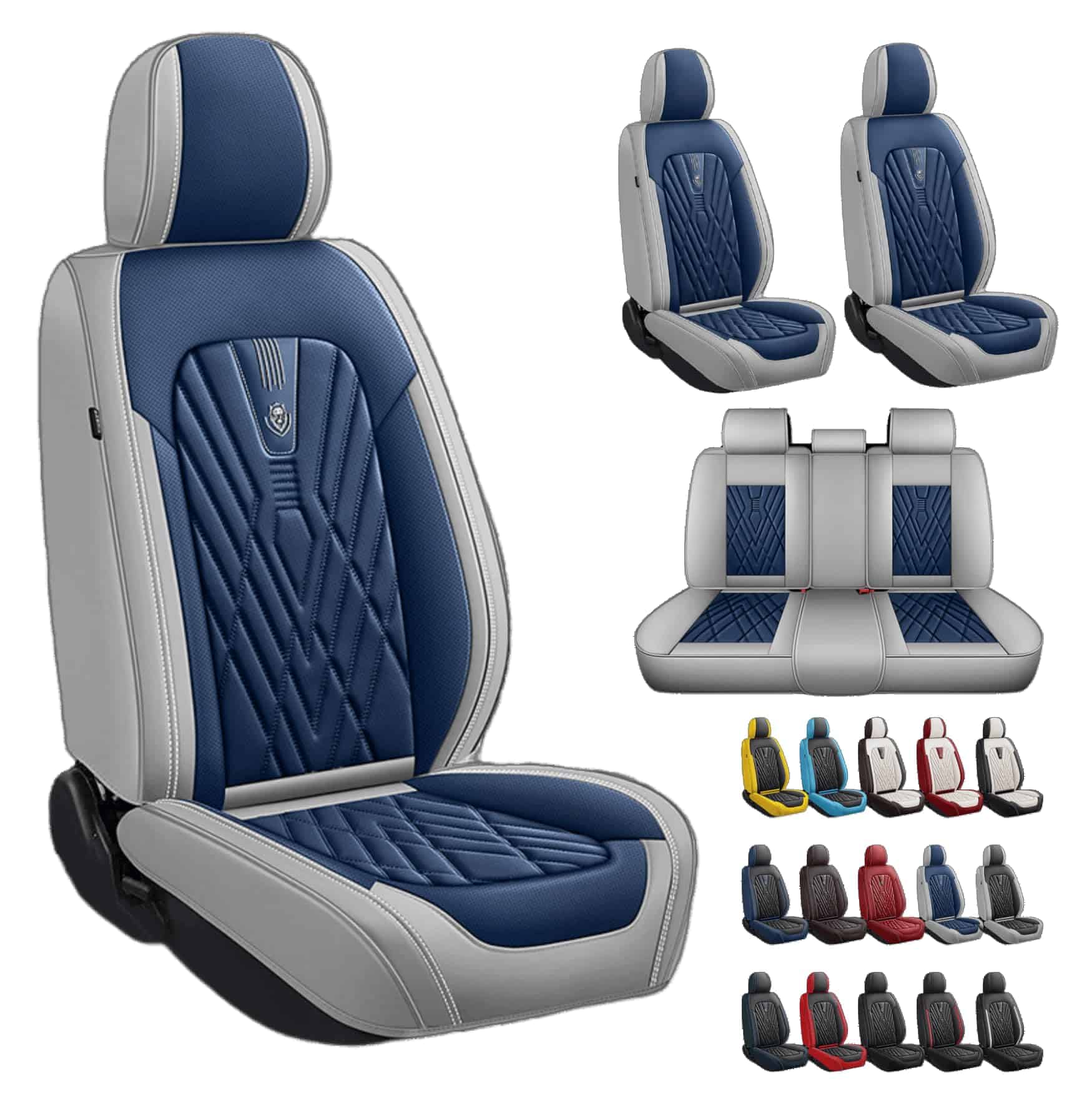 Cubiertas de Asiento de Cuero Nappa Impermeable y